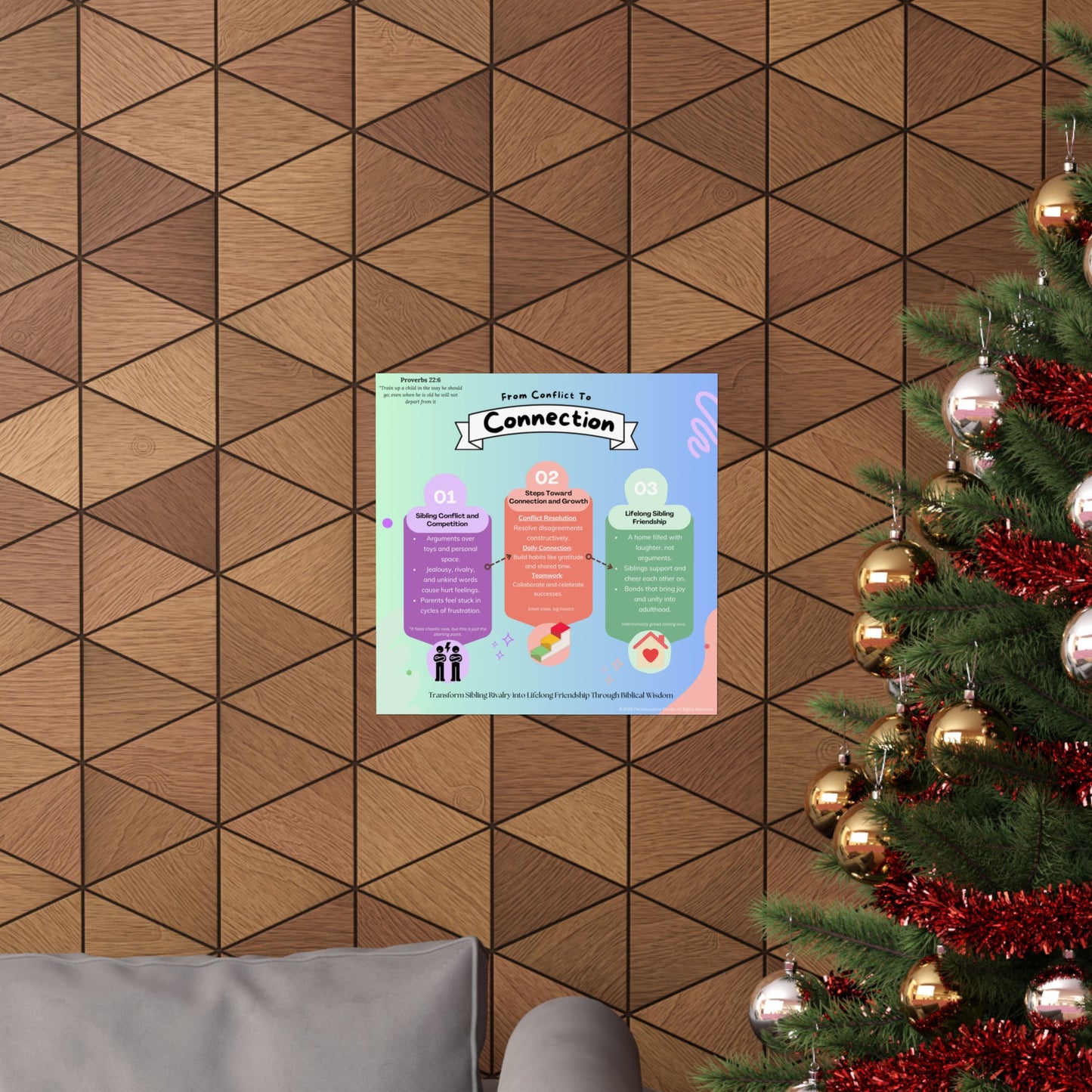 From Conflict to Connection – Sibling Poster