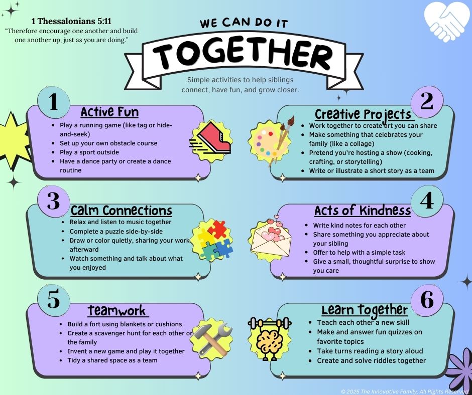 Rooted in Wisdom Digital Poster Bundle – 7 Printable Posters for Sibling Harmony